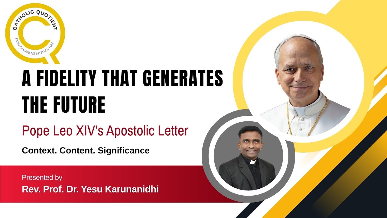 A Fidelity That Generates Future. Pope Leo XIV