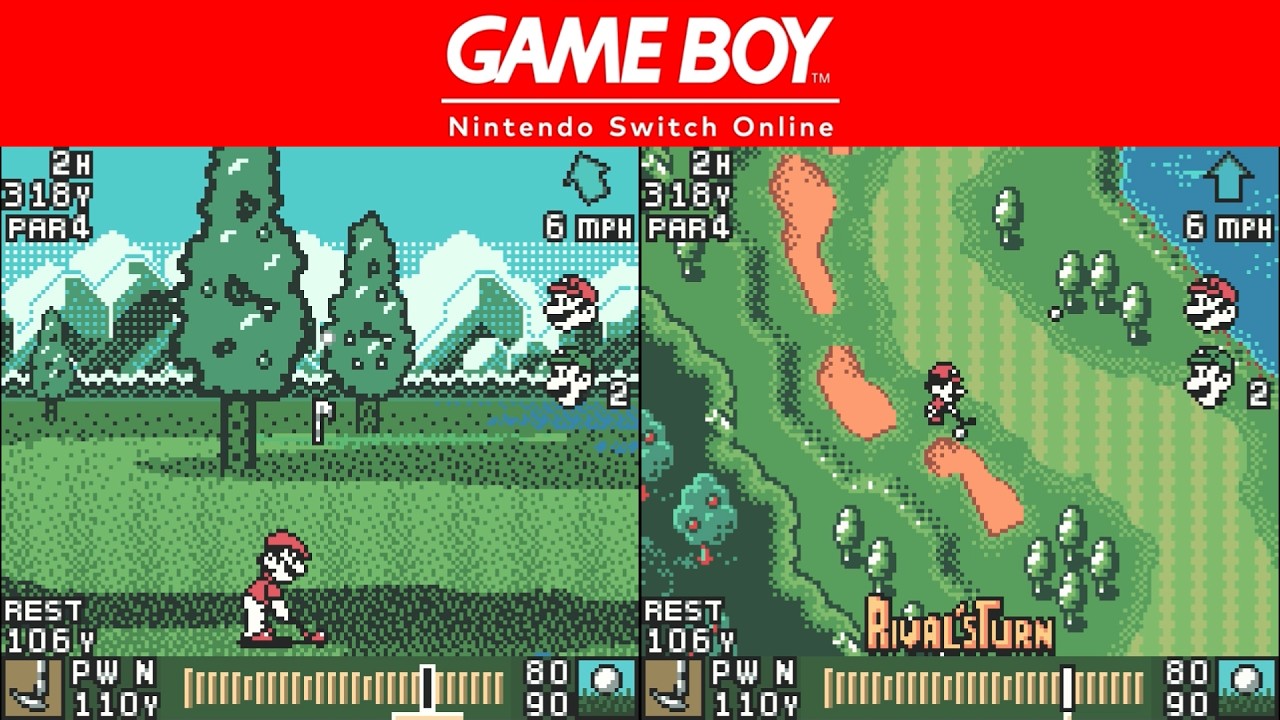 GBC Switch Online - Mario Golf: Online Link Cable Splitscreen Match
