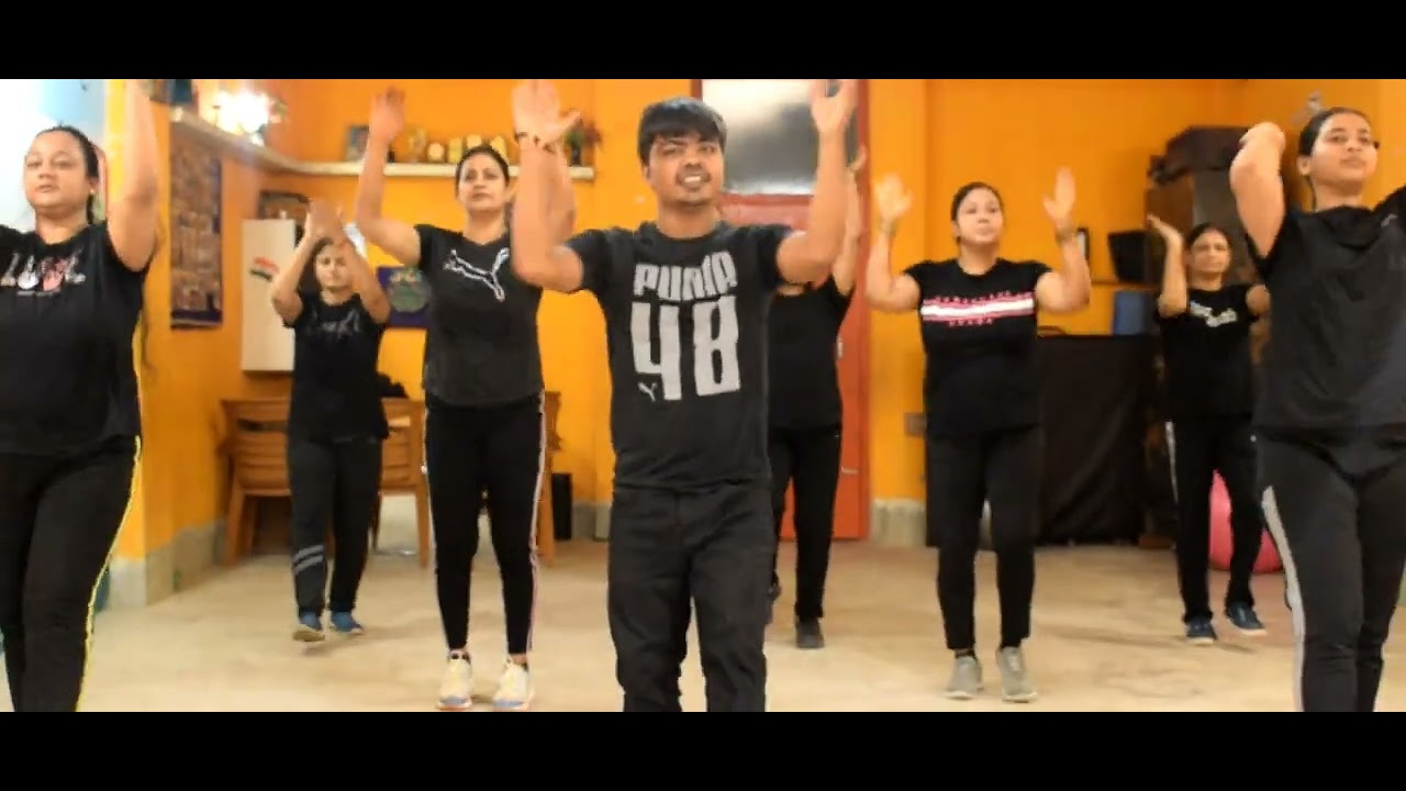 Malang Sajna Zumba Dance | Morning Ladies Fitness Batch | Tandav Dance Academy Jhajha