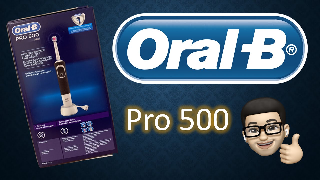 Unboxing and review of Oral-B Pro 500, the best electric toothbrush