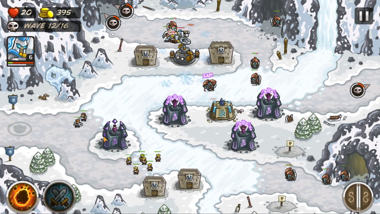 Kingdom Rush Level 18 - Glacial Heights