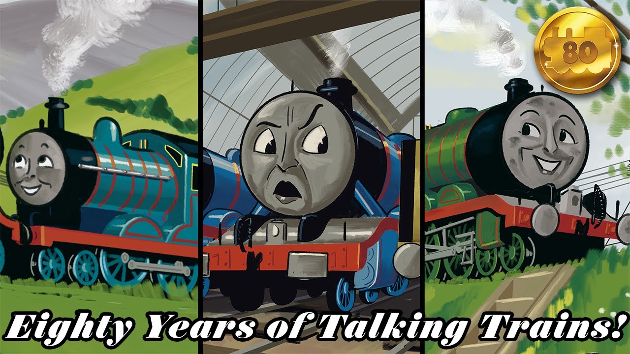 Drawing NEW ILLUSTRATIONS for the Three Railway Engines!