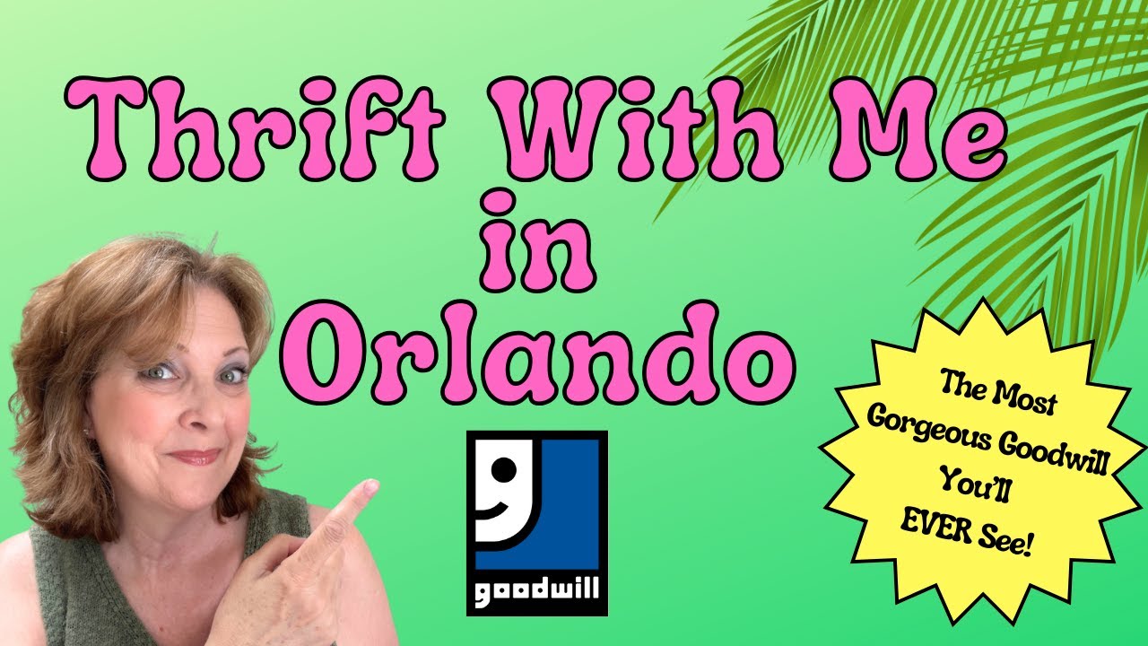 Goodwill Thrift With Me In Orlando, Florida! The Most Gorgeous Goodwill Store You'll Ever See!