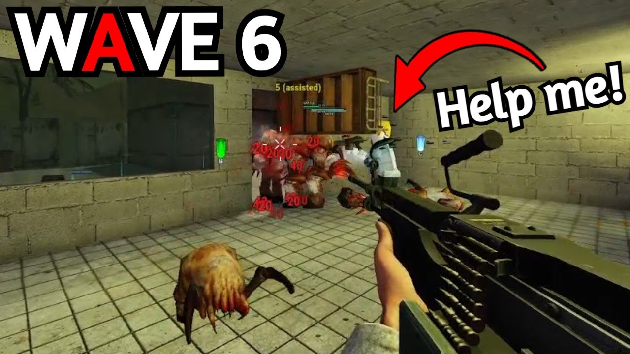They Won't Stop Coming... WAVE 6 Finally - Zombie Survival Garry's Mod