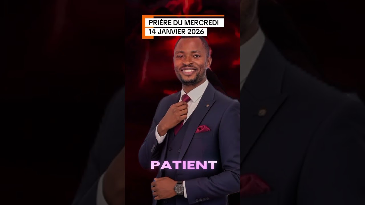 PRIÈRE DU MERCREDI 14 JANVIER 2026 avec Frère Nsimba Muanda Horly Feu et abonnez-vous aux
