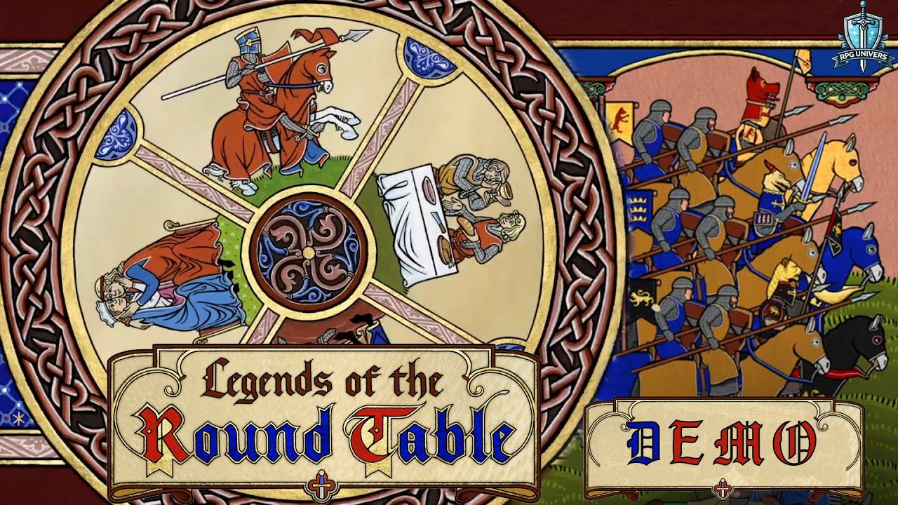 LEGENDS OF THE ROUND TABLE - L'histoire du roi Arthur - Découverte FR | RPG univers