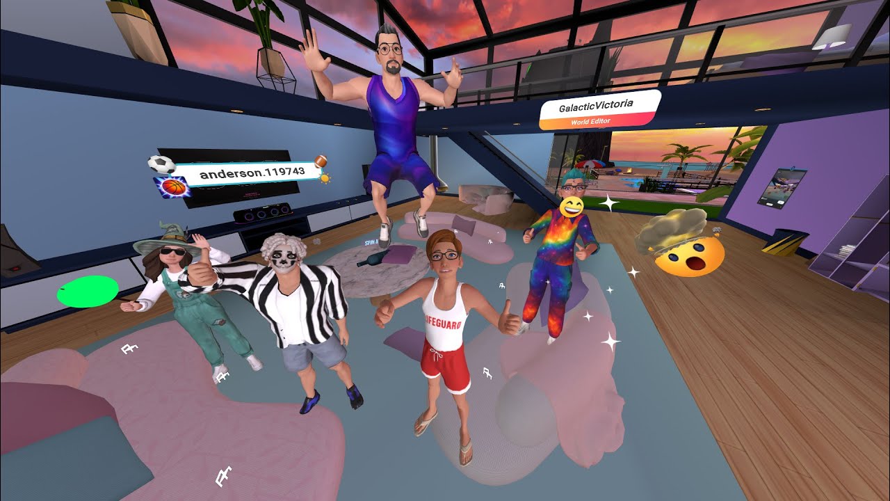Представляем пижамную вечеринку в Horizon Worlds! 🥳