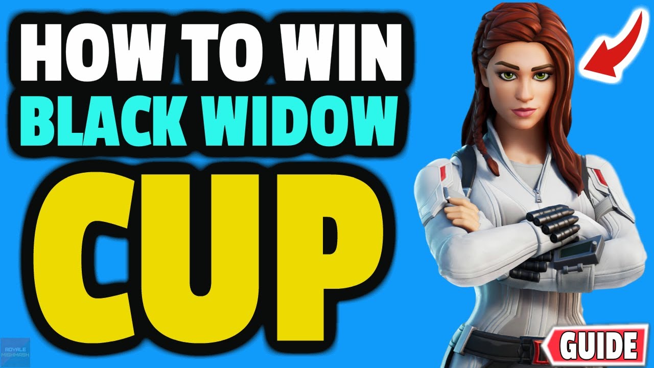 Win BLACK WIDOW CUP! How to get Black Widow Snow Suit Skin in Fortnite!  Black Widow Cup Time!