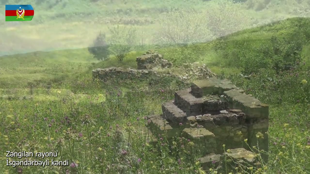 Zəngilan rayonunun İsgəndərbəyli kəndindən videogörüntülər