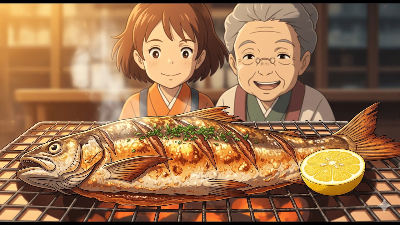 The Best Relaxing Cooking ASMR Video | Grandmother's Yakizakana