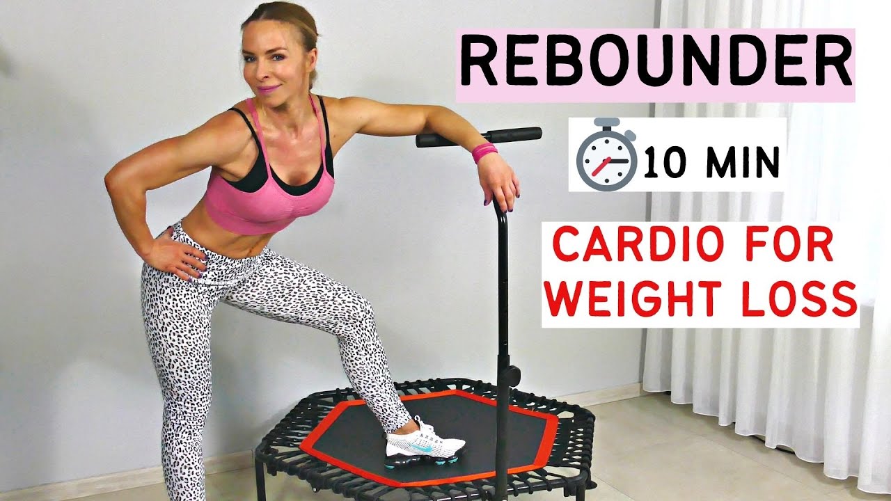 Trampoline workout/Rebounder for weight loss workout/10 min workout trampoline rebounder