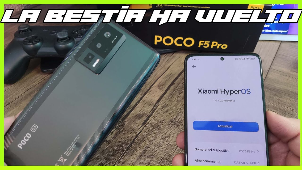 Review Poco F5 Pro con Hyper OS 2024 El calidad precio mas potente