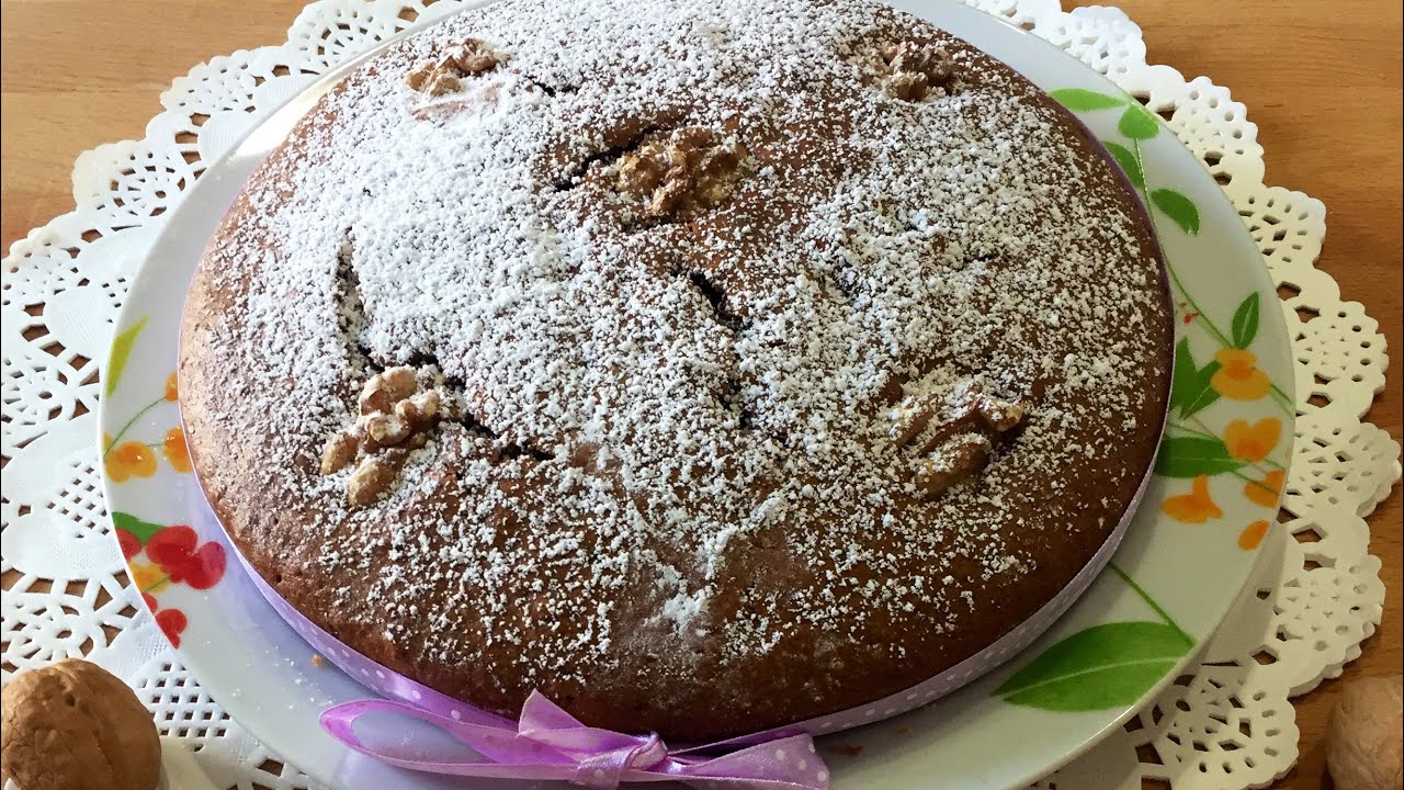 Torta noci e cioccolata😋😋😋