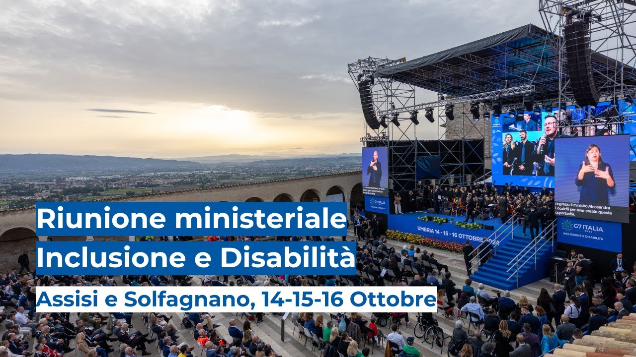 Video di sintesi della Riunione ministeriale G7 Inclusione e Disabilità