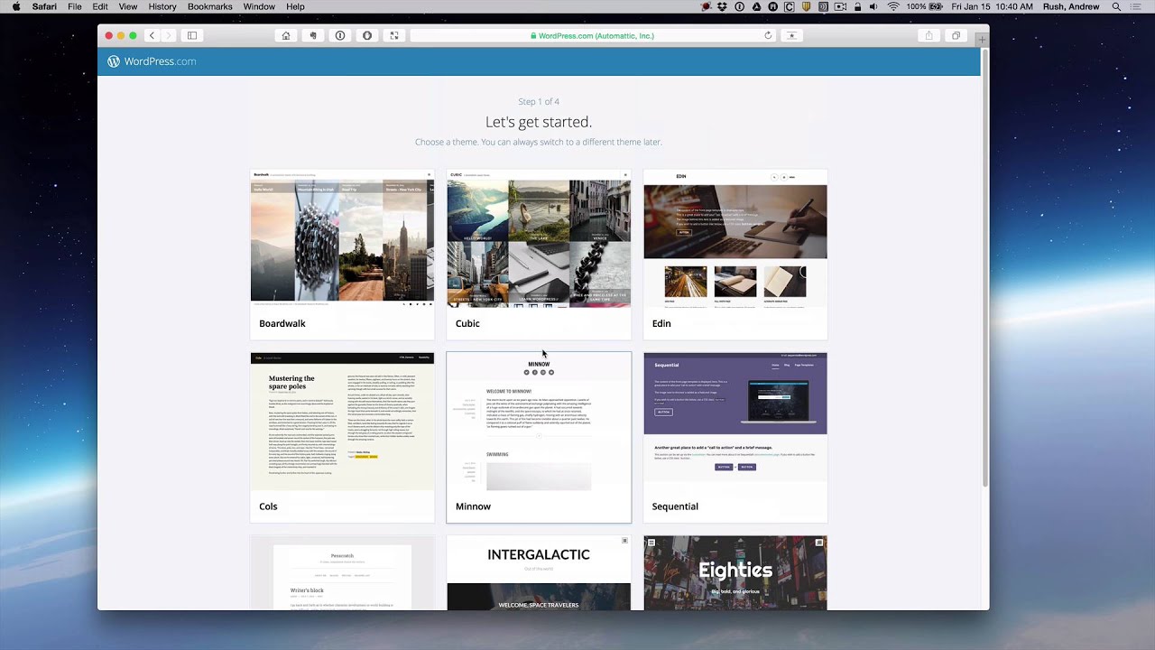 Sign Up for a WordPress.com Account
