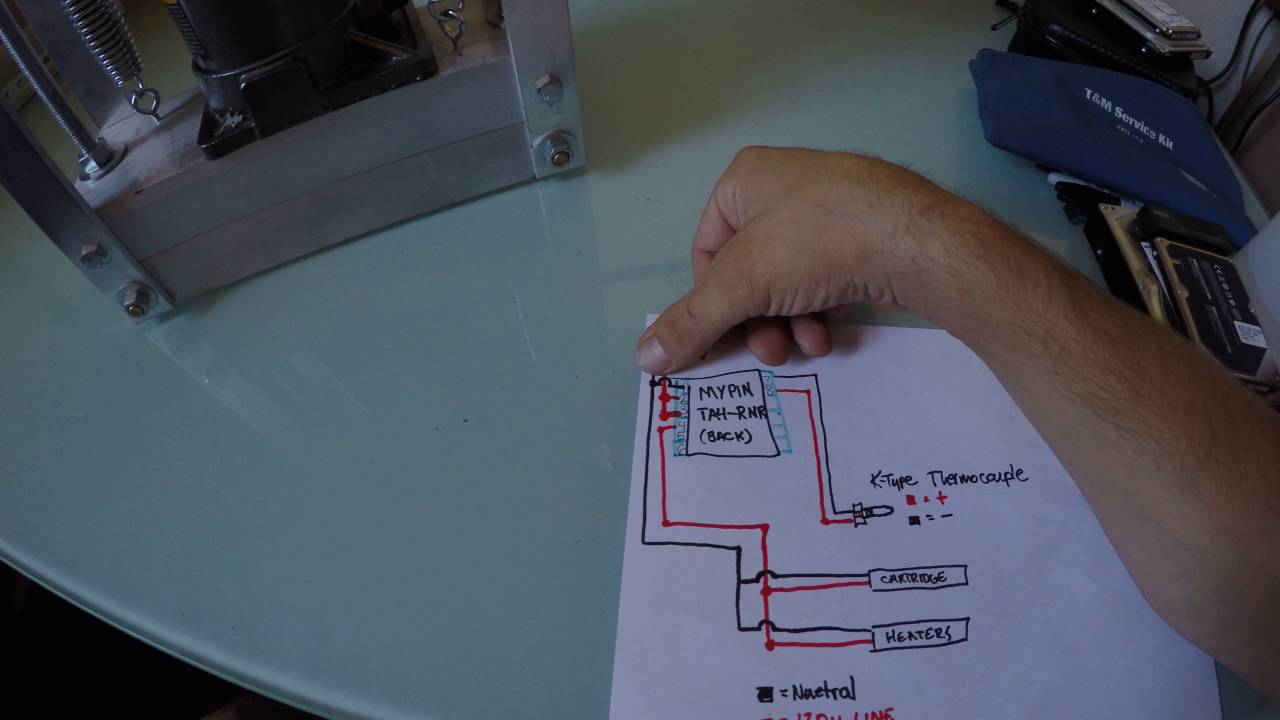 Rosin Press - Wiring w/ TA4-RNR