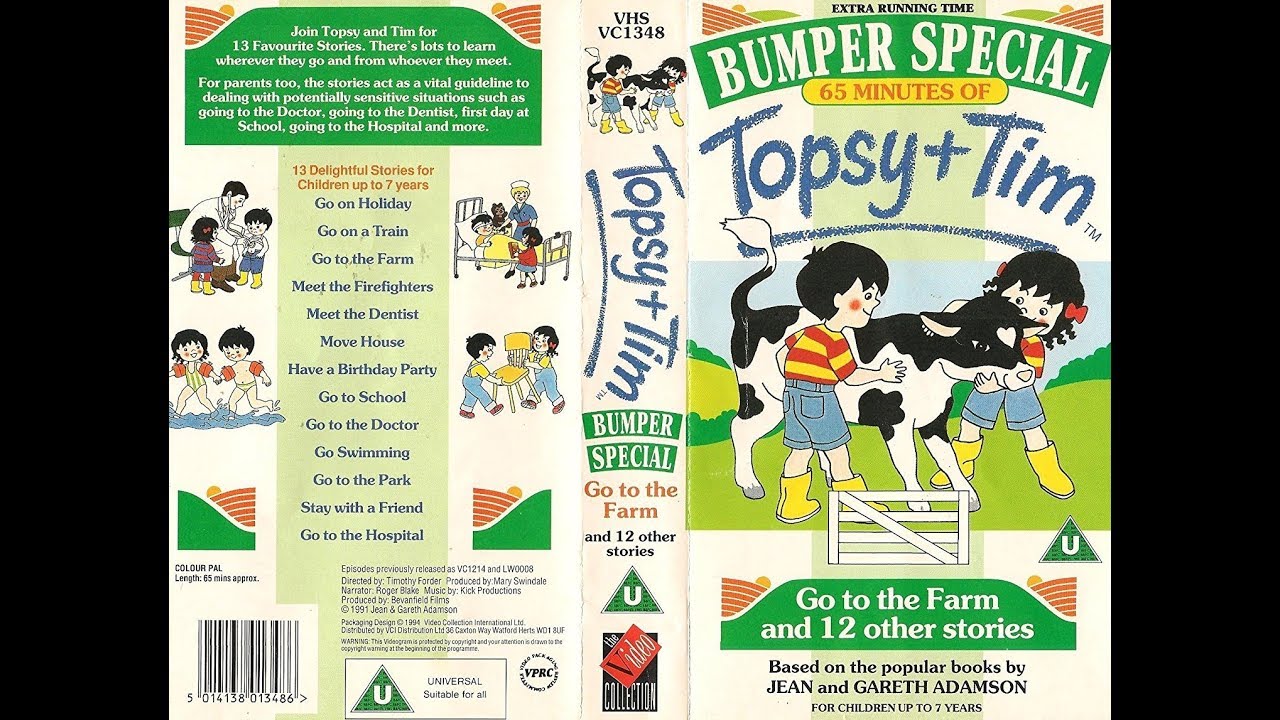 Topsy and Tim Go to the farm & 12 Other Stories [VHS]