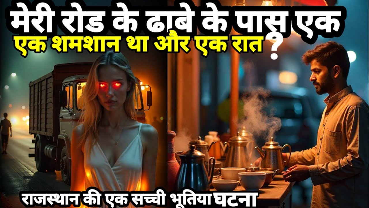 मेरे रोड के ढाबा की दूसरी तरफ एक शमशान था  और एक रात जो हुआ! सच्ची भूतिया घटना horror story 