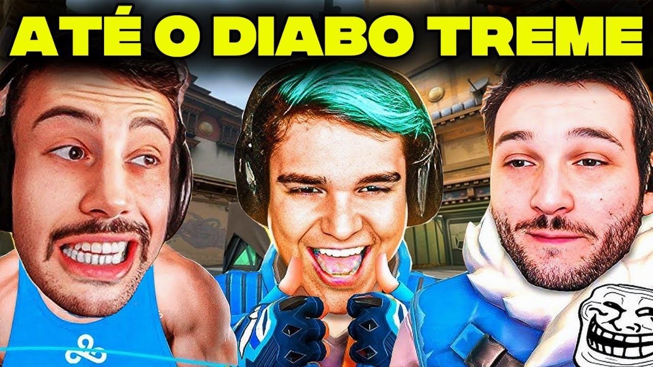 TCK, XAROLA, BLADEZ E SABININHU JUNTOS EM UMA PARTIDA TROLLHARD