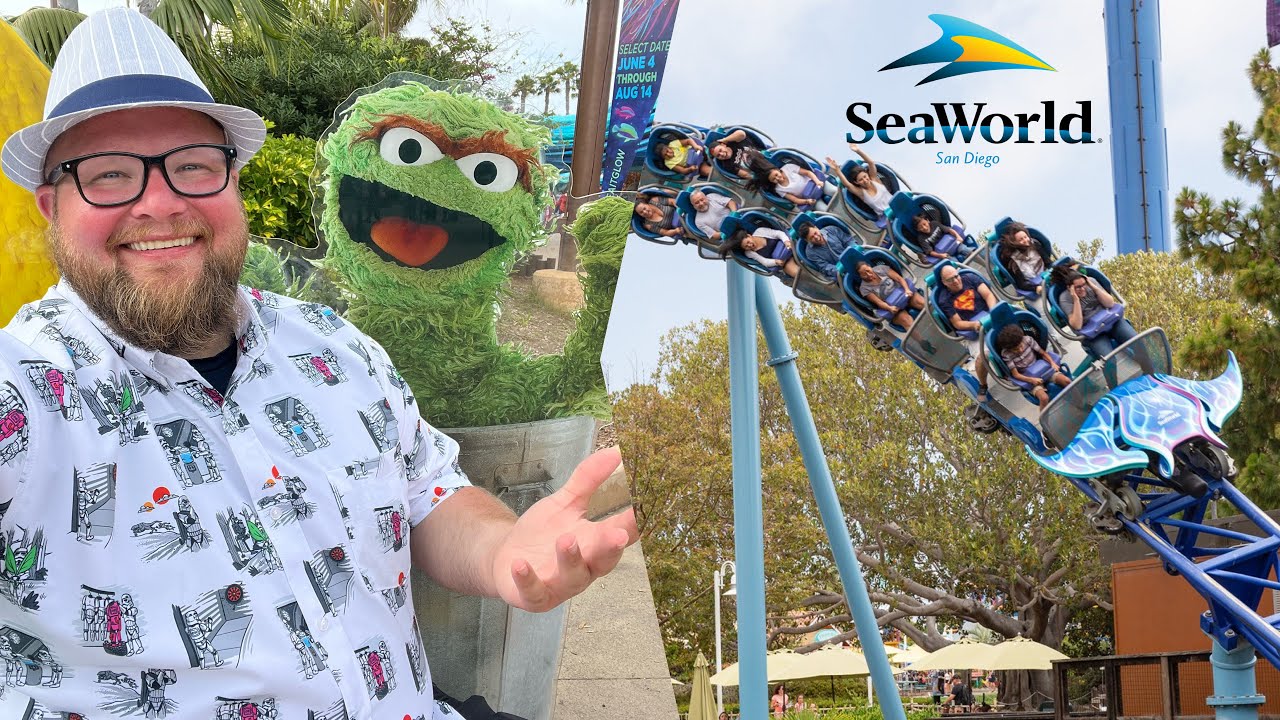 SeaWorld San Diego | The ORIGINAL SeaWorld Park & Riding California’s Tallest Dive Coaster￼￼