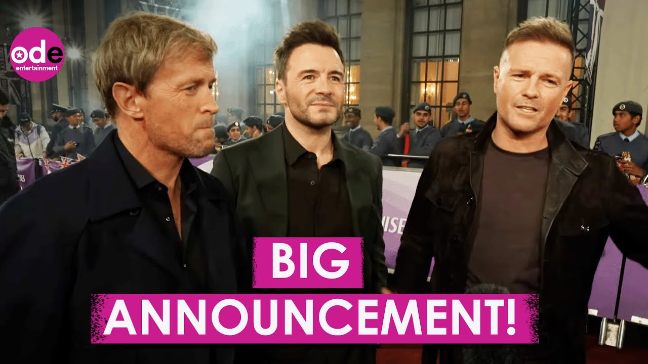 Westlife намекает на крупное объявление в Великобритании на церемонии вручения наград Pride of Br...