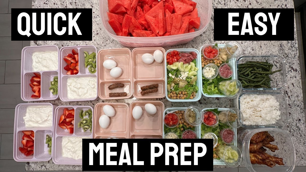 QUICK & EASY MEAL PREP FOR WEIGHT LOSS: Breakfast, Lunch, Dinner, and Snacks!