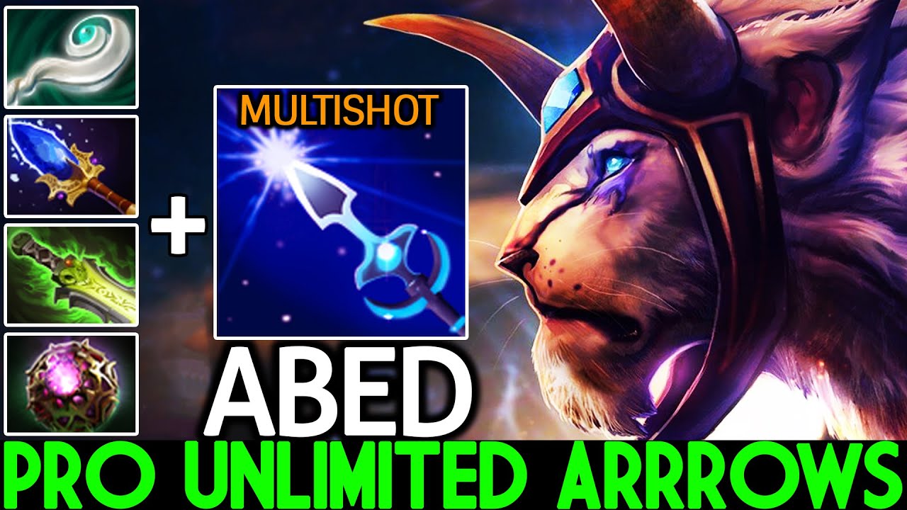 ABED [Mirana] Unlimited Arrrows with Full Magical Build Dota 2