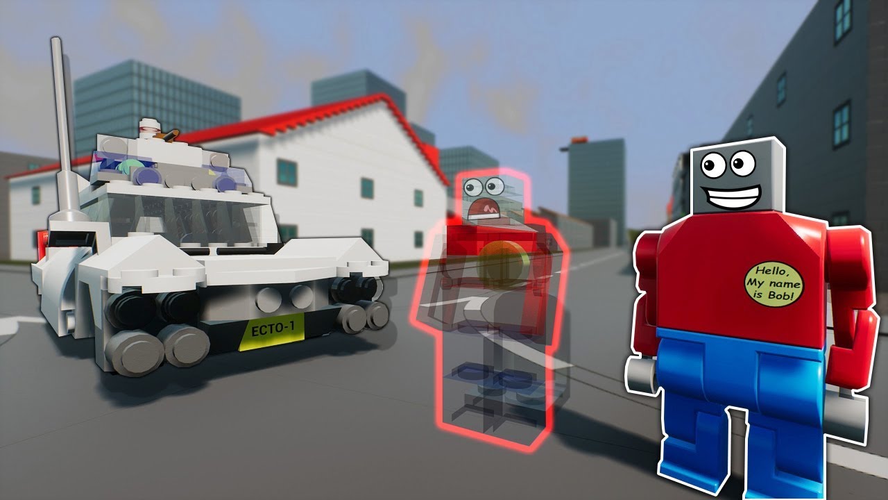 IDIOTS TRY TO BECOME LEGO GHOSTBUSTERS! - Brick Rigs Roleplay Gameplay - Lego Ghost Hunter Job