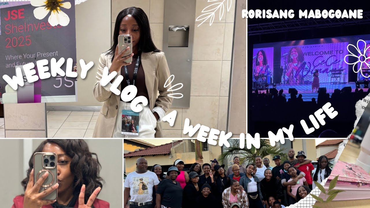 A FEW DAYS IN MY LIFE: CECE WINANS, OFFICE DAYS, JSE SHEINVESTS 2025 | Rorisang Mabogoane