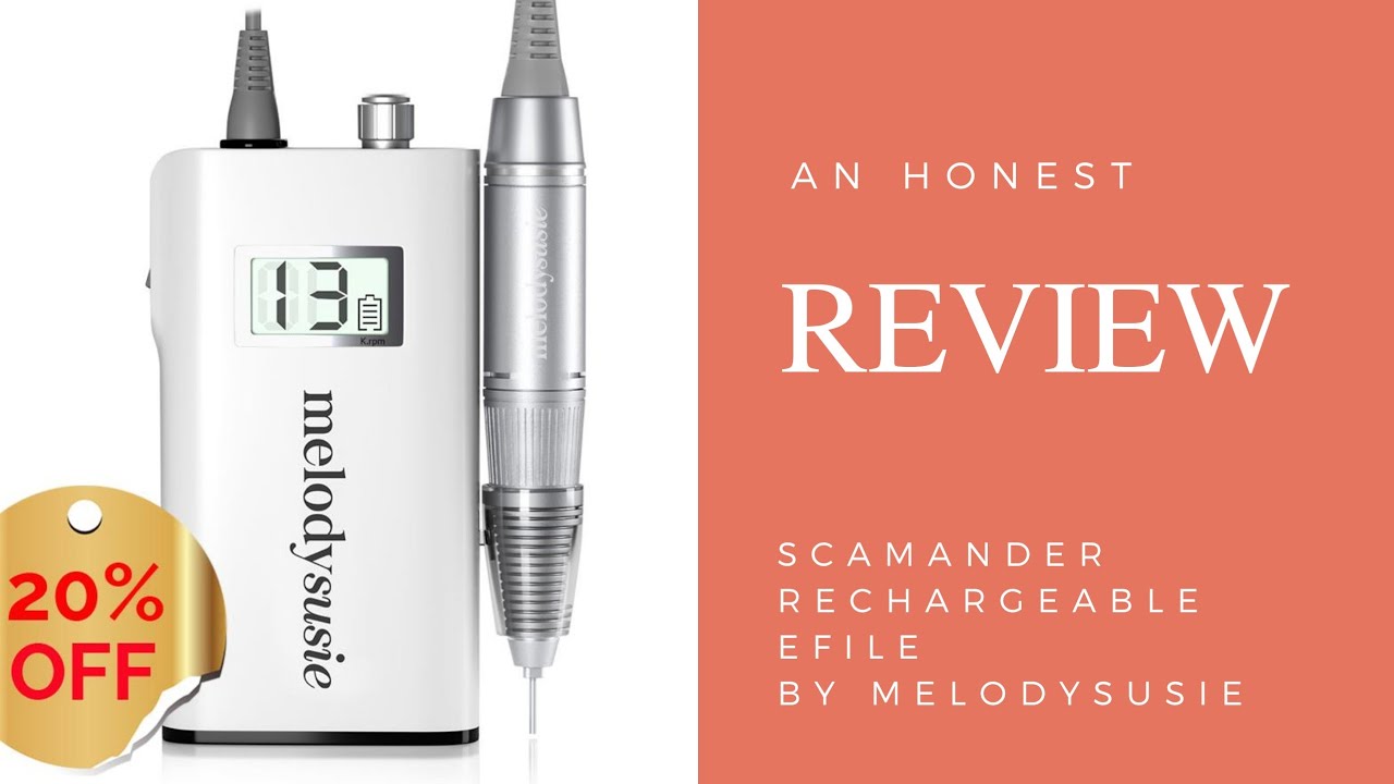 Melodysusie Scamander Efile & BIT Review // Demo // Rechargeable Efile Comparison // DISCOUNT CODE