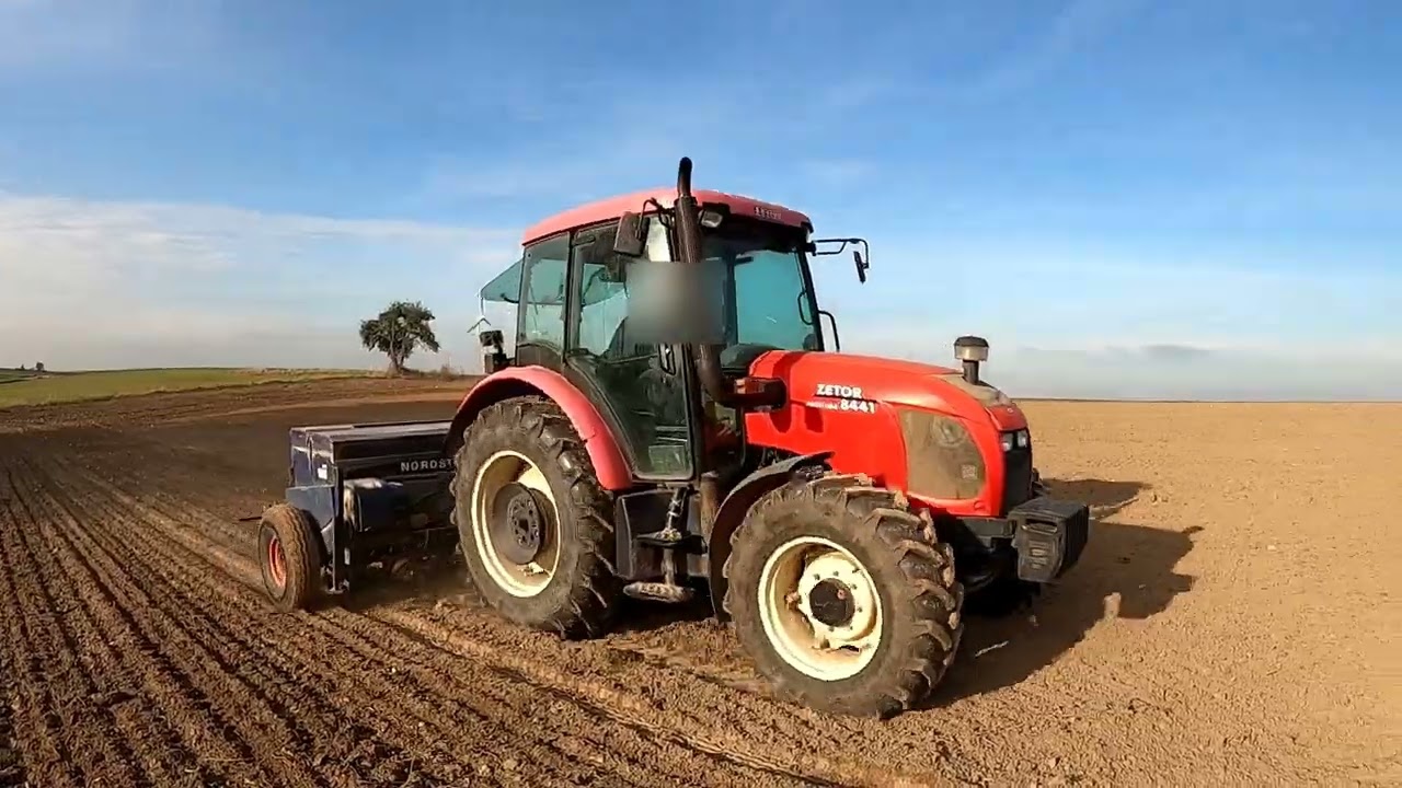 Siew Pszenicy 2023 Nordsten Combi-Matic ZETOR PROXIMA 8441 w akcji