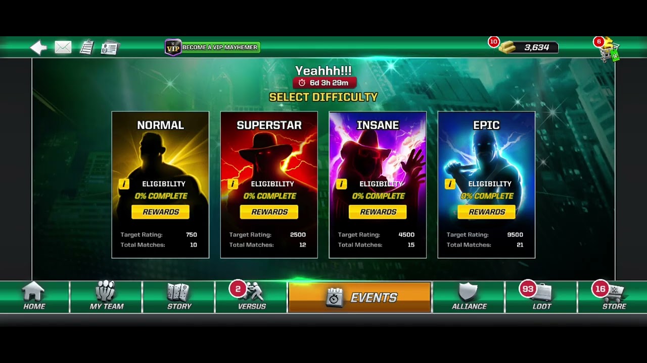 La Knight Event #wwemayhem #thegame #wwe #game #rewards #gaming #superstar #rock #laknight #latest