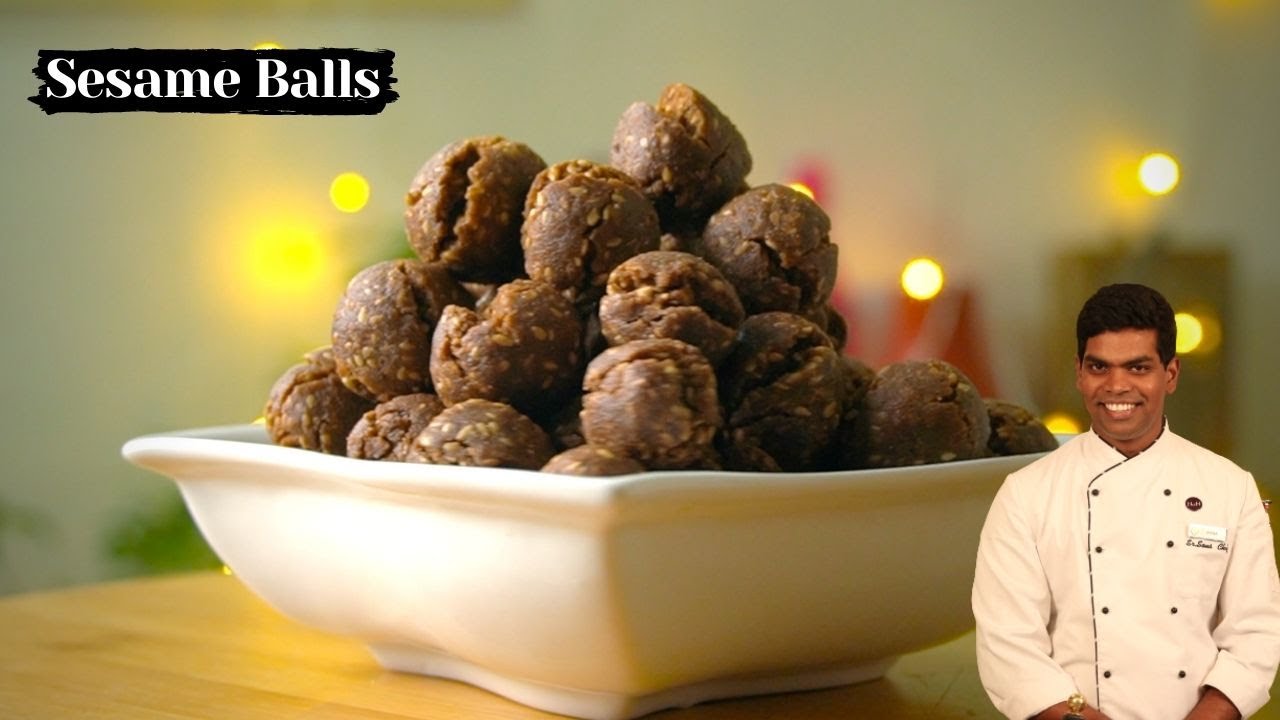 Ellu Urundai Recipe in Tamil | How to Make Sesame Ball | CDK #398 | Chef Deena's Kitchen
