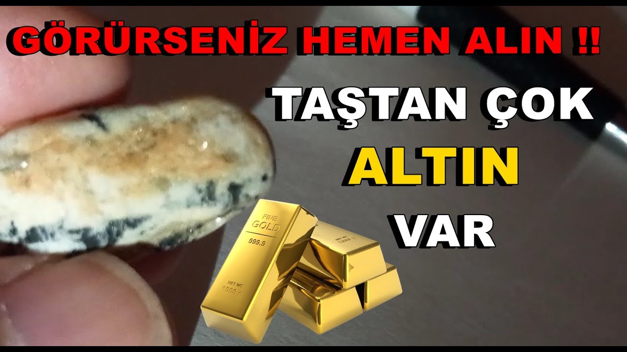 Kuvars Taşı Değil Sanki K&uuml;l&ccedil;e Altın | Doğal Taşlar | Altın Nerede Bulunur