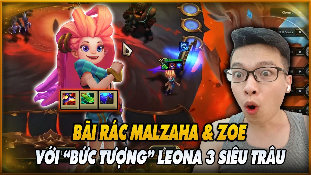 BÃI RÁC MALZAHAR & ZOE CỰC MẠNH VÀ BỨC TƯỢNG LEONA KHÔNG THỂ LAY CHUYỂN | TRÂU TV