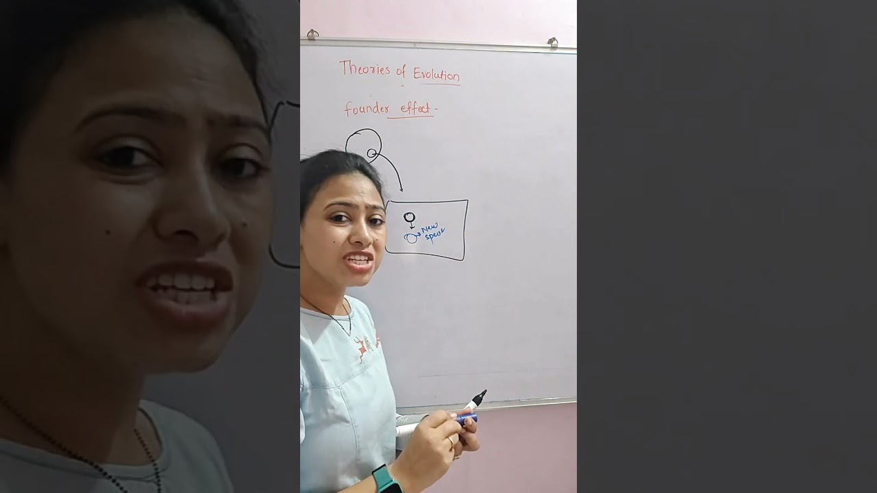 Founder Effect | Evolution | NEET/Class 12 Biology | #tanuja_biostudies