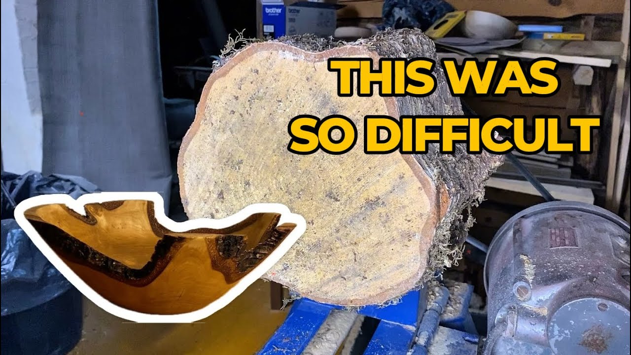 WOODTURNING MY HARDEST BOWL YET