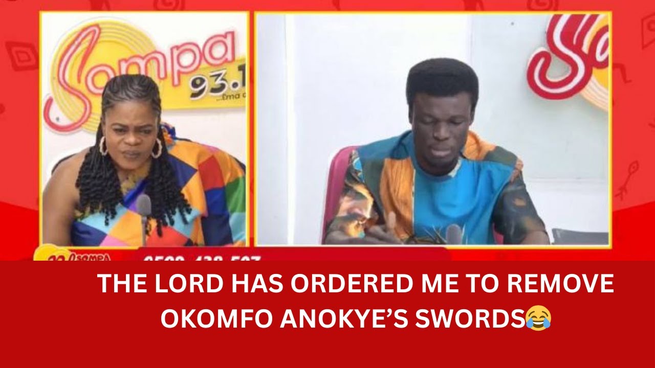 The lord has ordered me to remove Okomfo Anokye’s swords😂