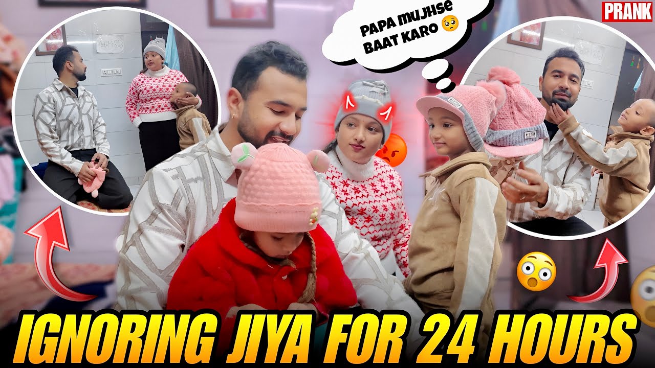 Ignoring jiya for 24 hours prank 😀 #jeetthakur #pranks 