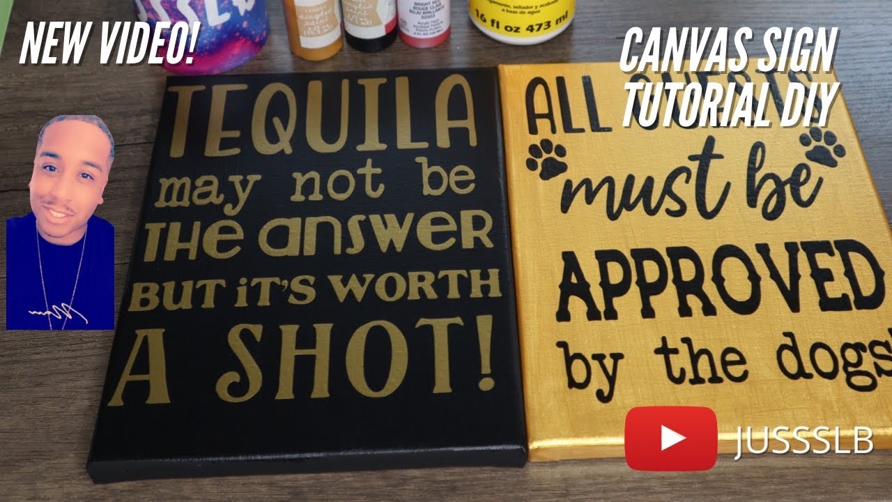 How to use Vinyl on a Canvas|Premium Vinyl|Cricut Maker|