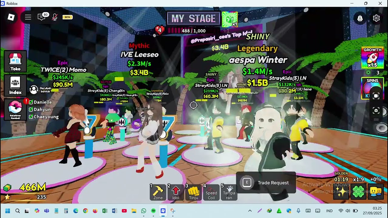 POV : mau salaman sama WINTER AESPA di Robloxxx 