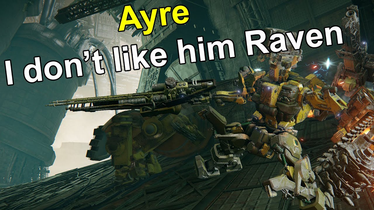 Waifu Ayre felt annoyed with Honest Brute | Interesting Dialogue Honest Brute Armored Core 6