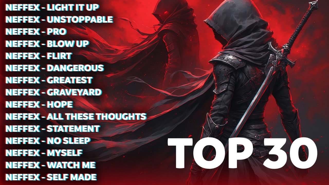 Top 30 Most Popular NEFFEX Songs | Best Gaming Backsound