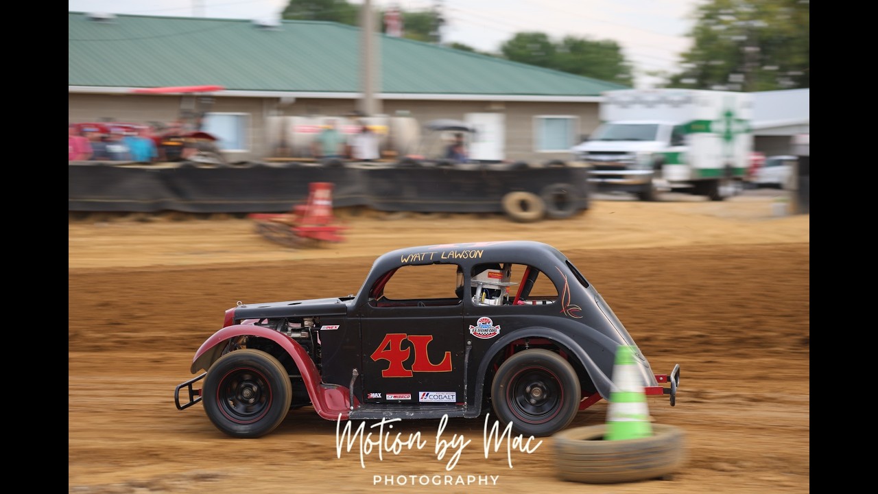 Legends heat race at Tony Stewart Speedway 9/6/25