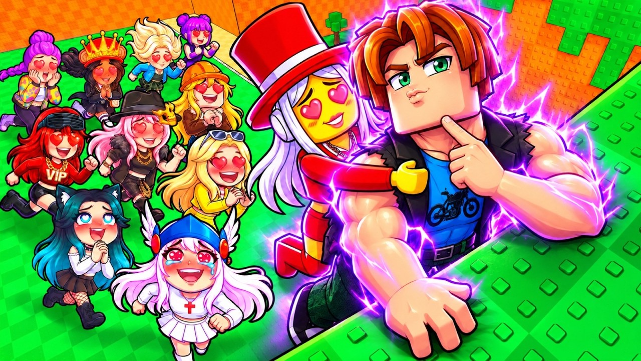 Only AURA FARMERS Get a Date In Kick a Lucky Block!