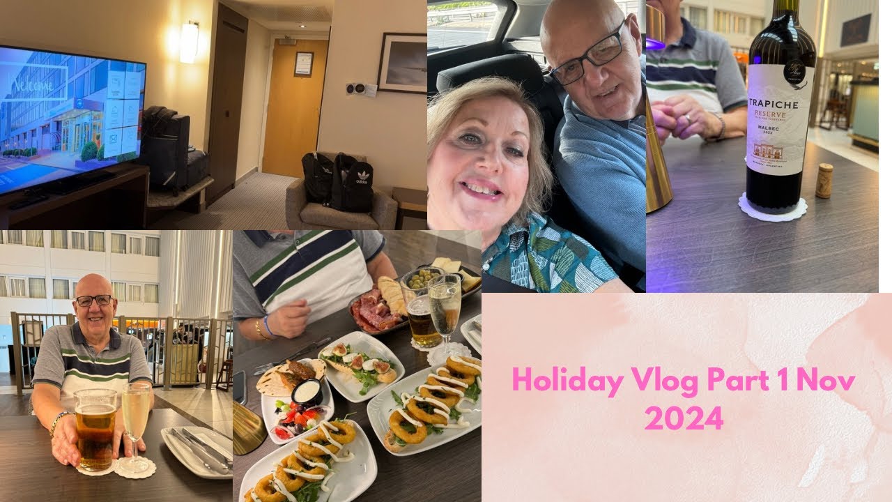 Holiday Vlog Part 1 - Overnight Stay At The Hilton Hotel At Gatwick Airport Before Our Flight