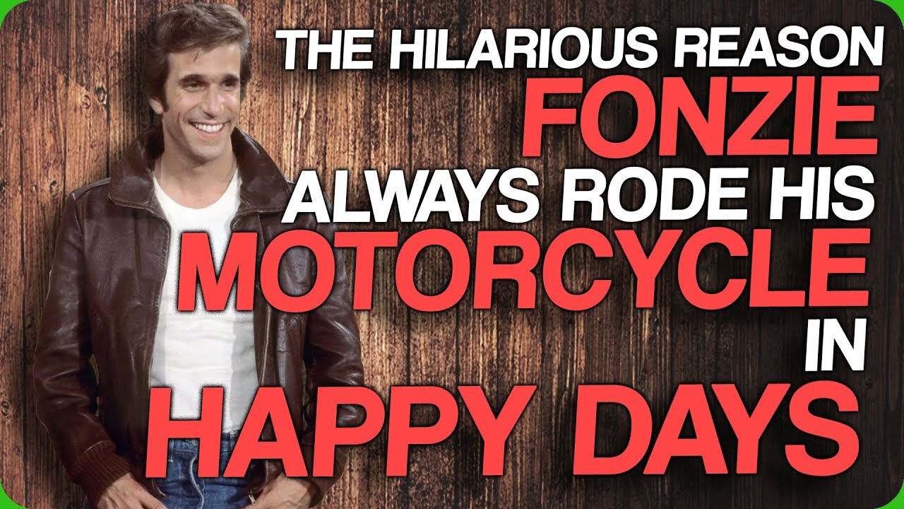 The Hilarious Reason Fonzie Always Rode His Motorcycle In Happy Days