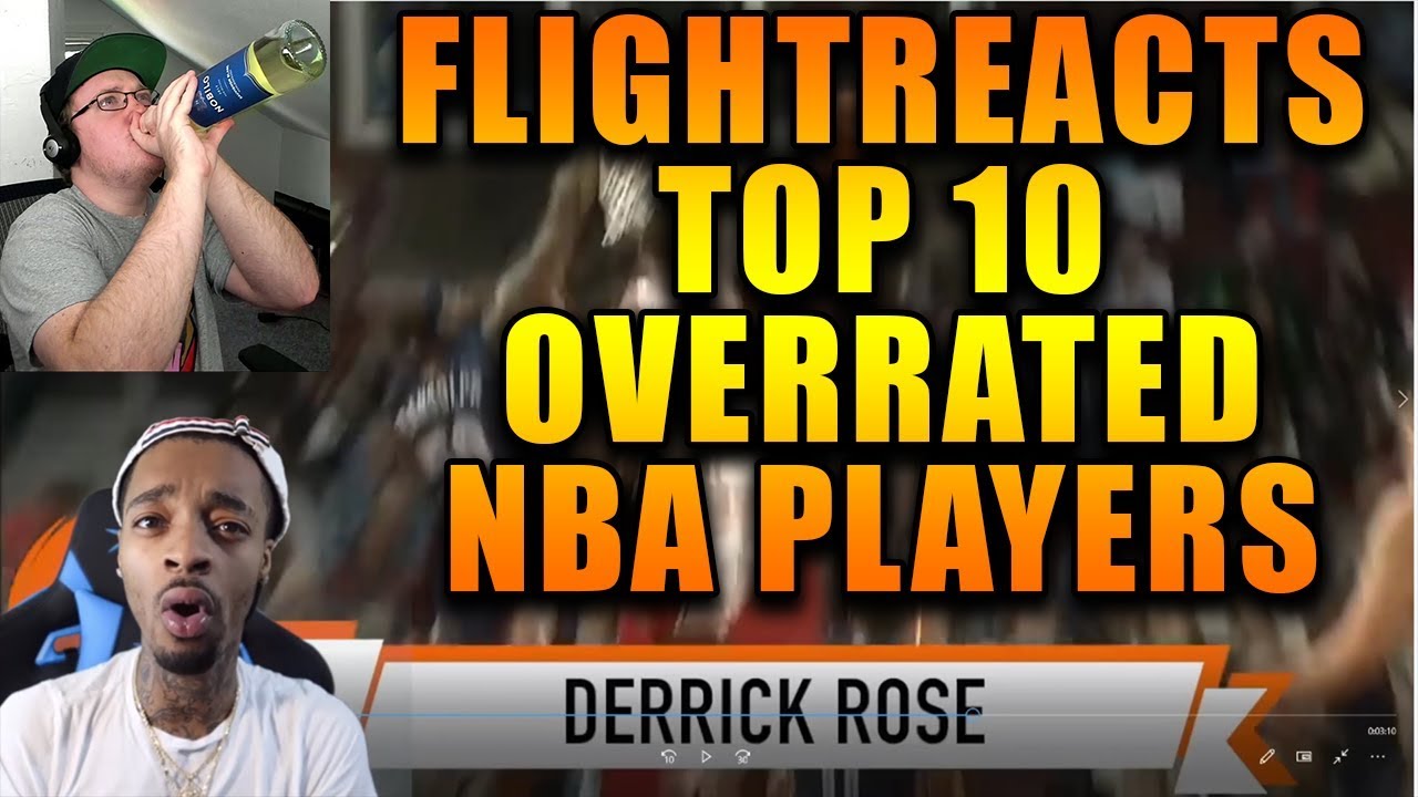 Reacting To FlightReacts Top 10 Overrated NBA Players