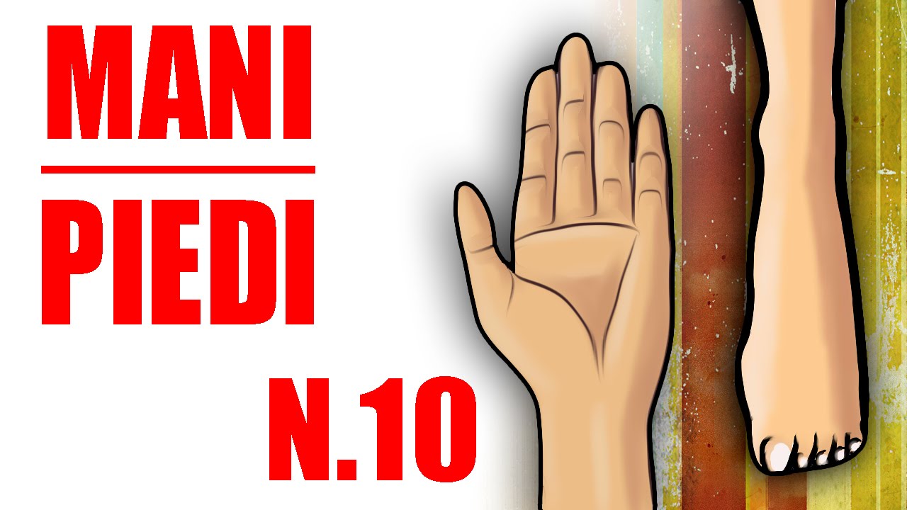 N.10 Corso di disegno manga - Disegnare mani e piedi