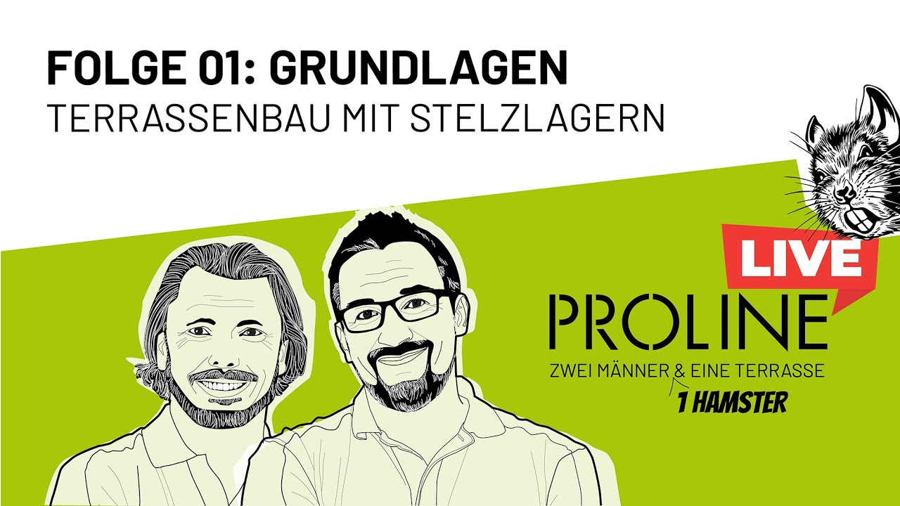 #PROLINElive Terrassenbau mit Stelzlagern - Folge 01: GRUNDLAGEN
